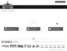 Tablet Screenshot of hendelhomes.com